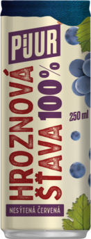 Hroznová šťava, nesýtená, červená