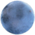Modrá guľa s tmavými škvrnami