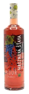 Fľaša hroznového džúsu P.JUR