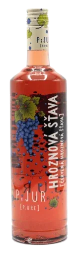 Fľaša hroznového džúsu P.JUR